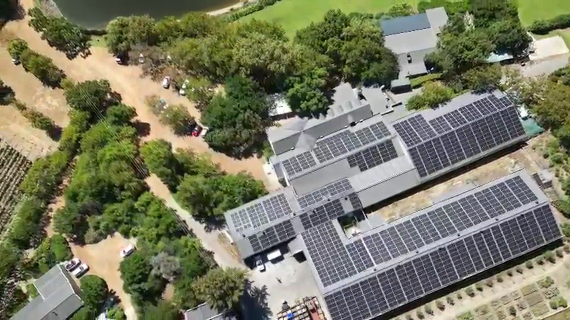 Jordan Wines commercial energy infrastructure site in Stellenbosch